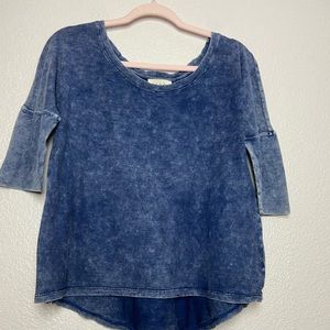 Anthropology cloth and stone pull over shirt
